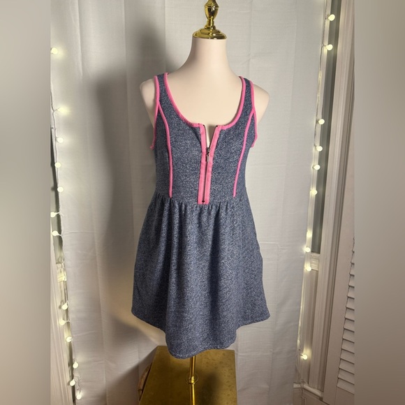 Kensie Blue and Pink Mini Dress - Picture 1 of 9